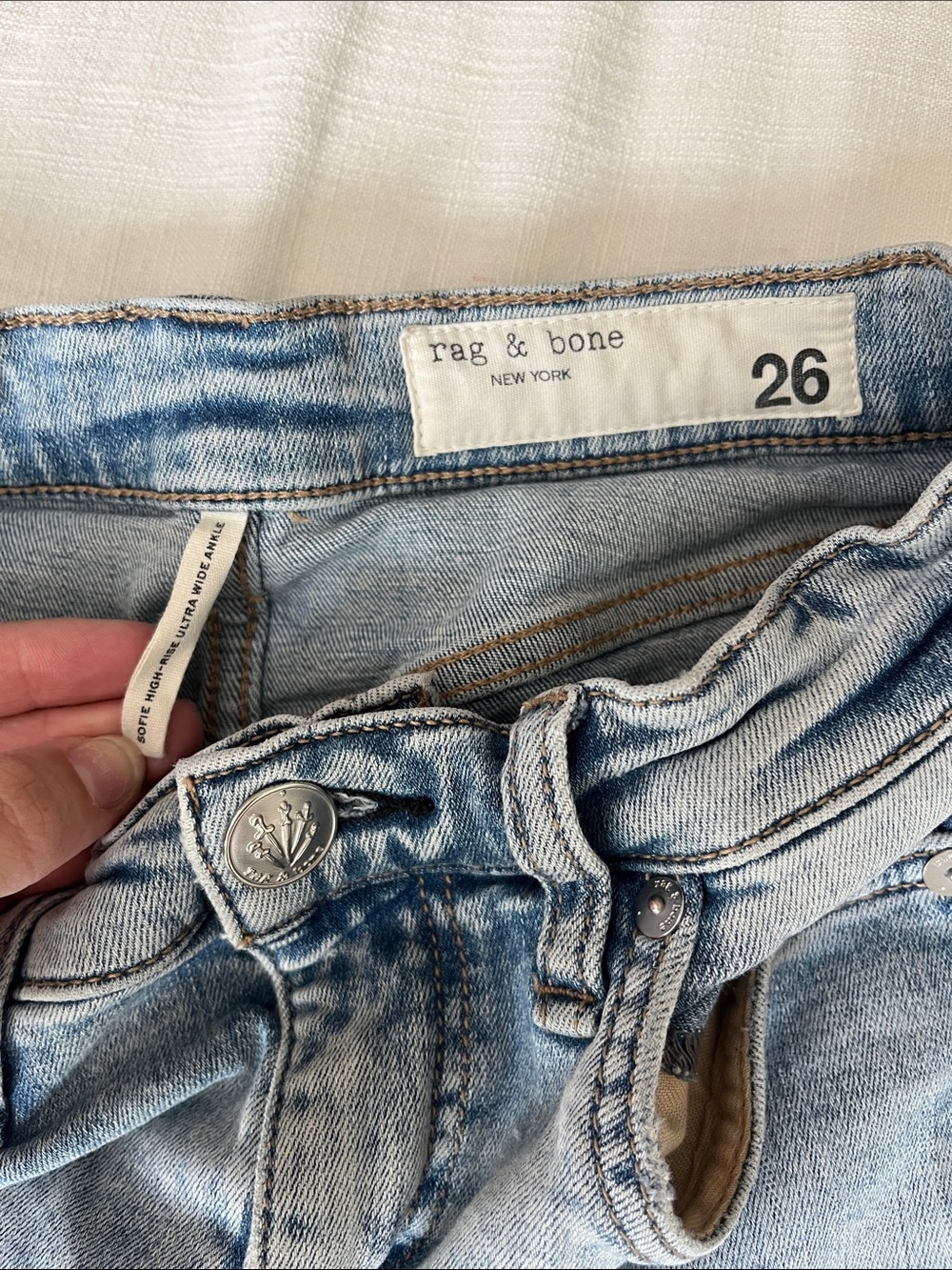 rag & bone Sofie high rise denim - Picture 5 of 5